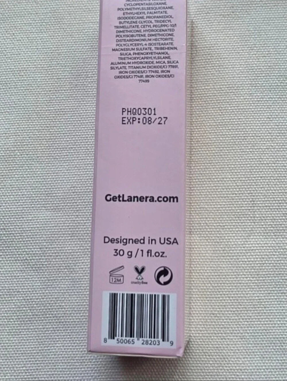 Lanera Soft Matte Full Coverage Liquid Foundation L 3 Peach 1 Oz